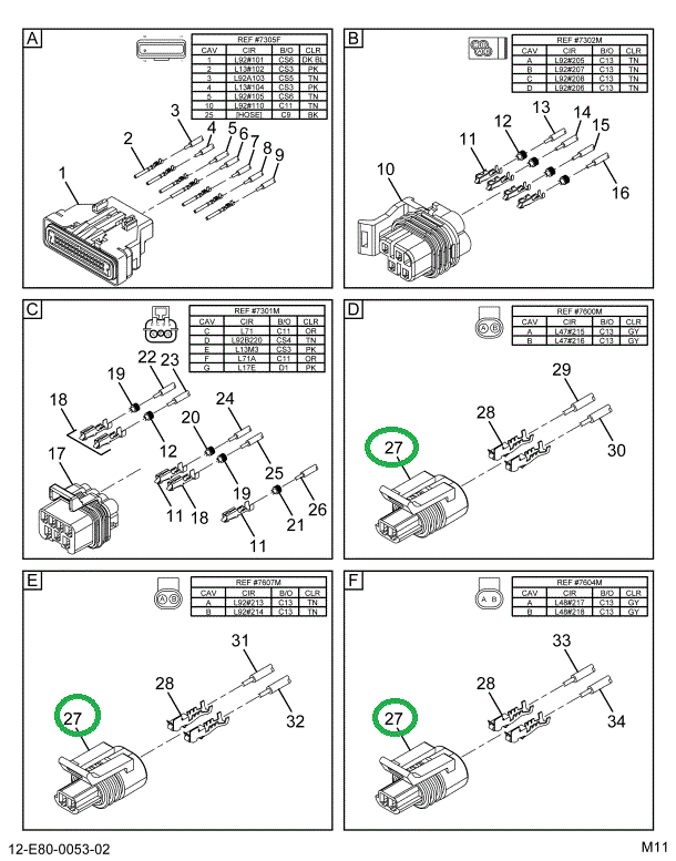 2036583C1 BODY,CONNECTOR CABLE