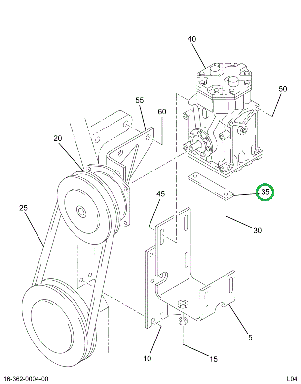 2036611C1 PLATE COMPR BRKT ADJ