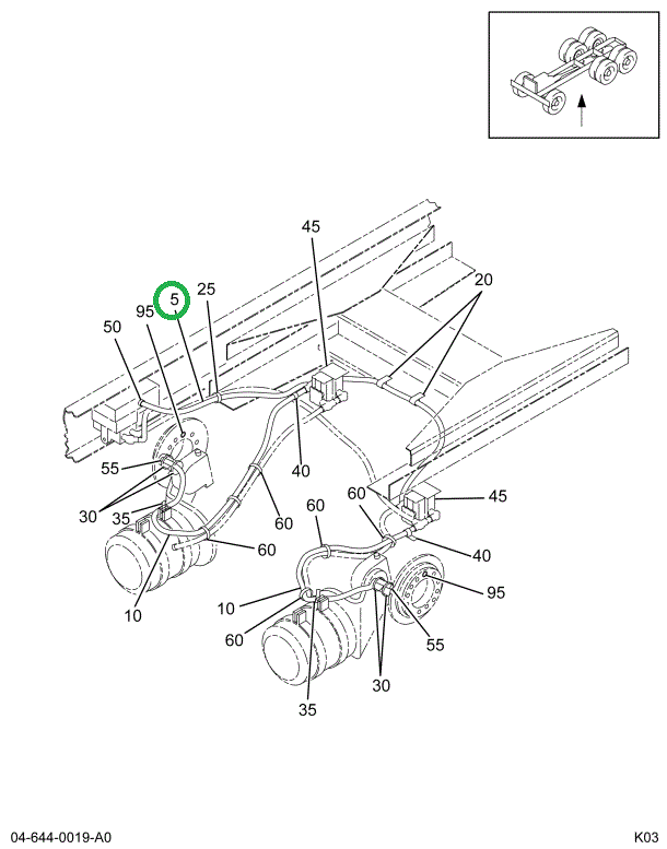 2037235C91 HARNESS ANTI SKID BRAKE