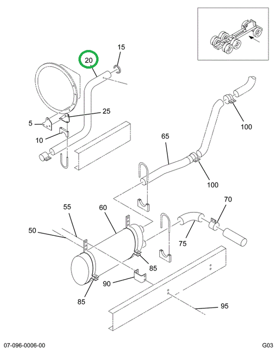 2038107C1 PIPE EXHAUST