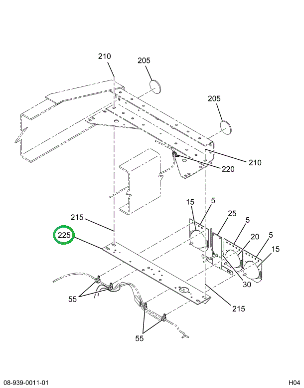 2038206C4 Bracket, S/t/t Lamp, Stop Or T
