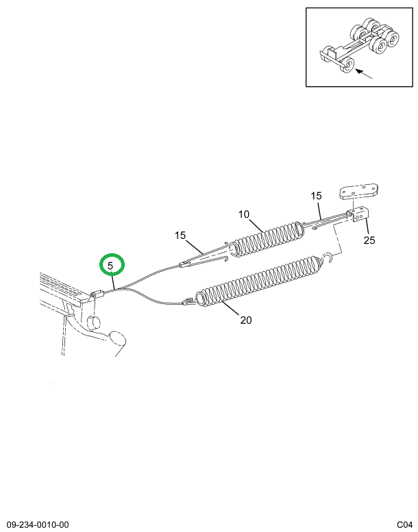 2038333C1 CABLE HOOD SAFETY HOOD ASSIST