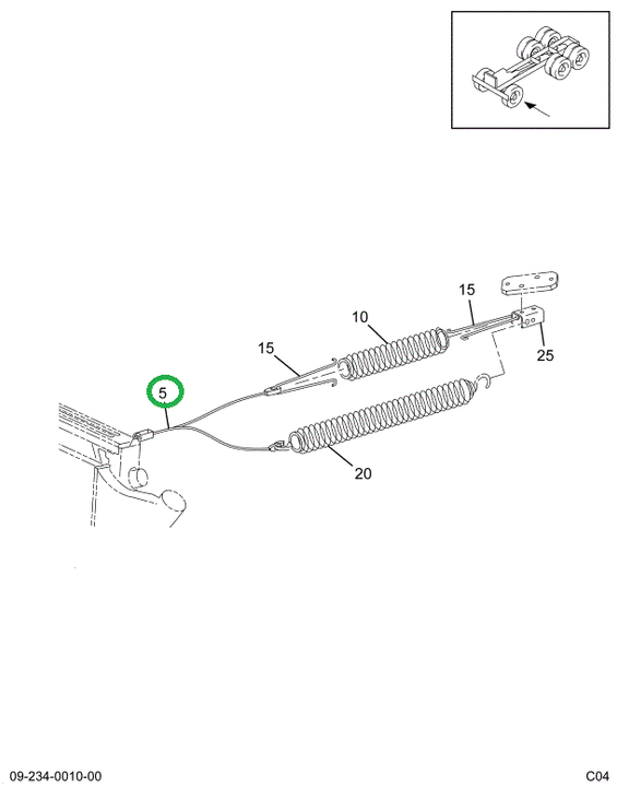 2038333C1 CABLE HOOD SAFETY HOOD ASSIST