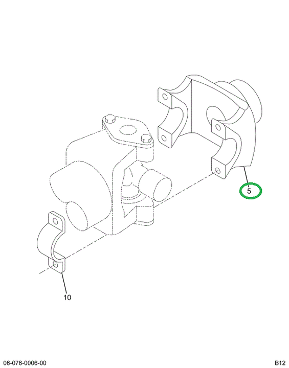 2039047C91 FLANGE TRUNNION BRG 1760
