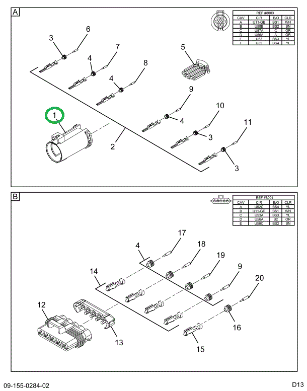 2039312C91 BODY CONNECTOR 7WAY METRI PAK