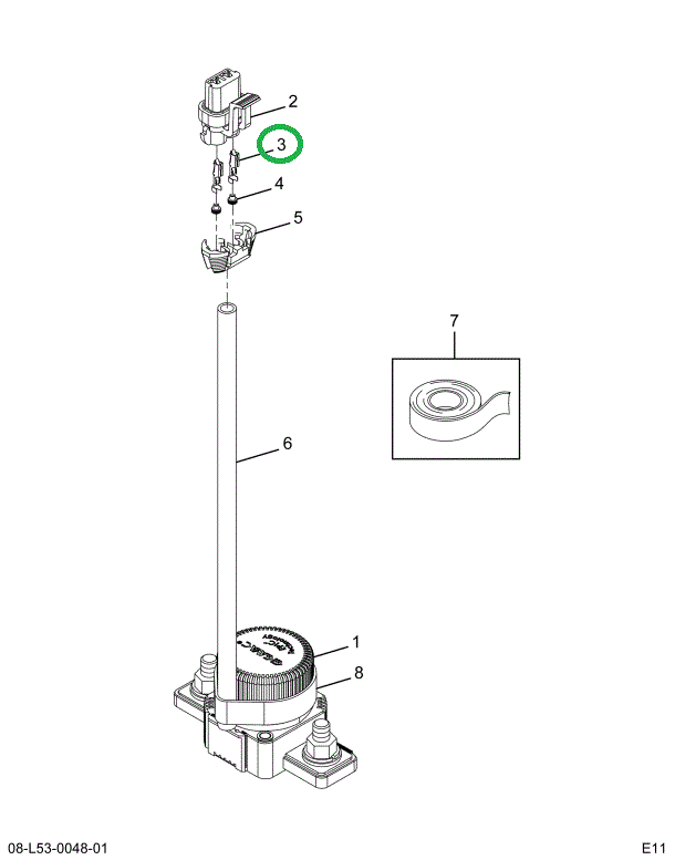 2039313C1 TERMINAL CABLE SOCKET 280METRI