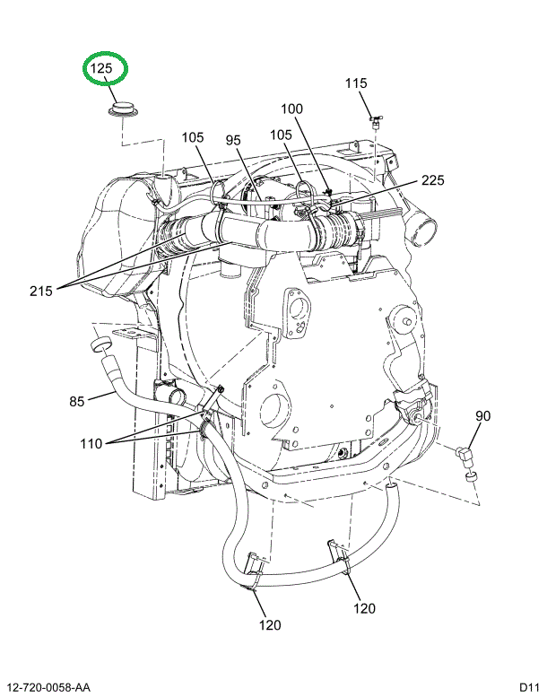 2039390C4 CAP, ASSEMBLY, COOLANT RESERVO