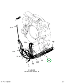 2040046C2 Extension, Clip, 90 Deg Twist