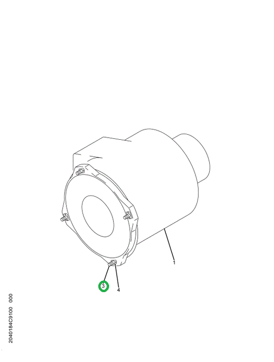 2040182C1 Bolt, Tee