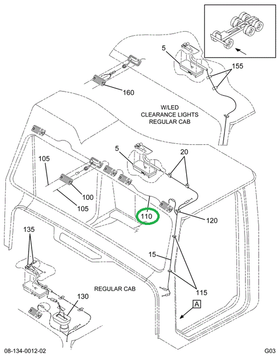 2040485C91 HARNESS CLEARANCE & DOME