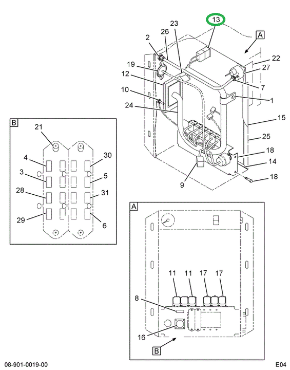 2040947C1 O-ring, Switch, Engine Stop