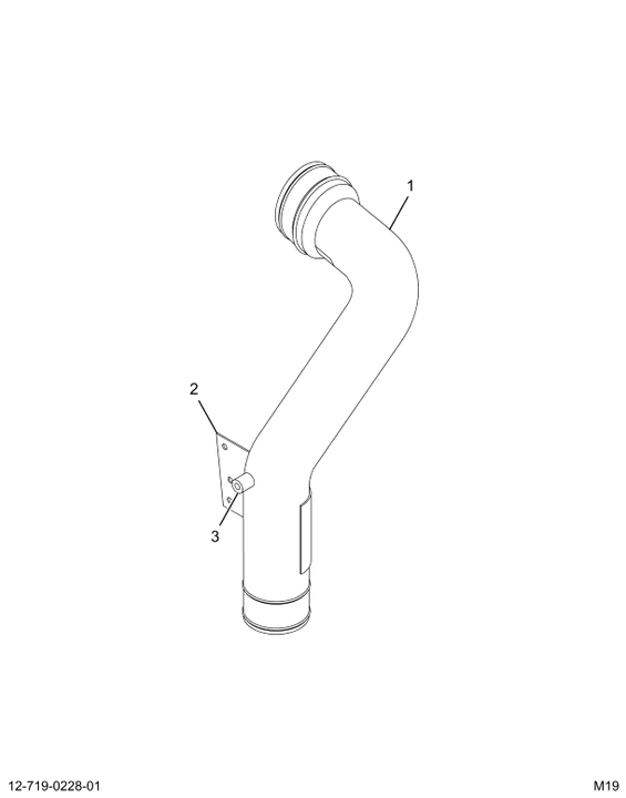 2041556C1 PIPE AIR CAC/INTAKE