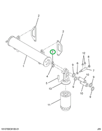 21254R1 RING,SEAL  RING 1/2 X 3/32  CL
