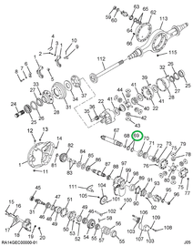 21597R1 O-ring, Class 5 2-1/4 X 2-5/8