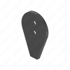 22-32439-001 SPCR-MDFLP BRKT,.38 ST