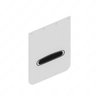 22-45357-002 FLAP-REAR,WHITE POLY,LOGO,30x24