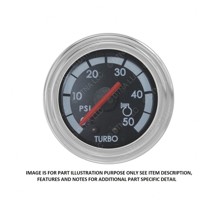 22-46426-010 GAUGE-PRESSURE,TURBO AIR,CHRM,PSI,AM