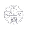 22-46428-000 GAUGE-ENG OIL PRESSURE,MECH,AMA