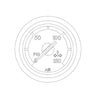 22-46441-000 GAUGE-AIR PRESSURE,SECONDARY,PSI,BLACK