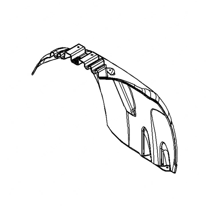 22-46858-004 PANEL MUDFLAP FRONT LH C12