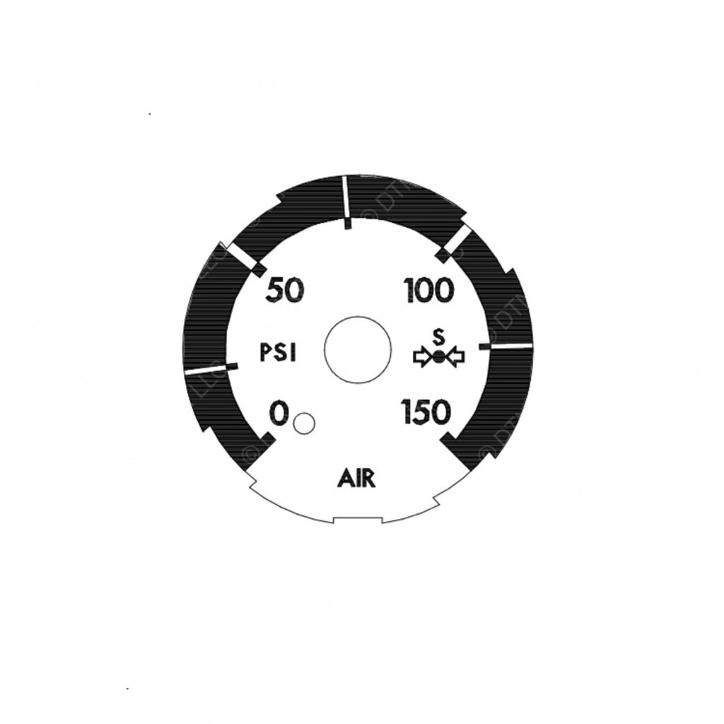 22-53811-010 GAUGE-SECONDARY AIR,PSI,BRIGHT