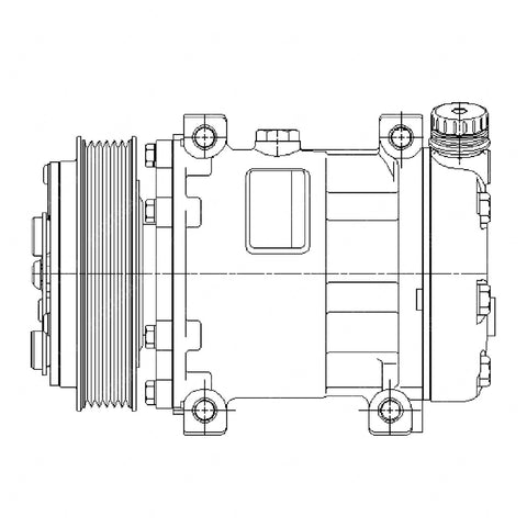 22-58414-000 CPRSR-RFGT,SANDEN,S55