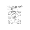 22-59342-000 COMPRESSOR W/CLUTCH, 12V, EAR MOUNT