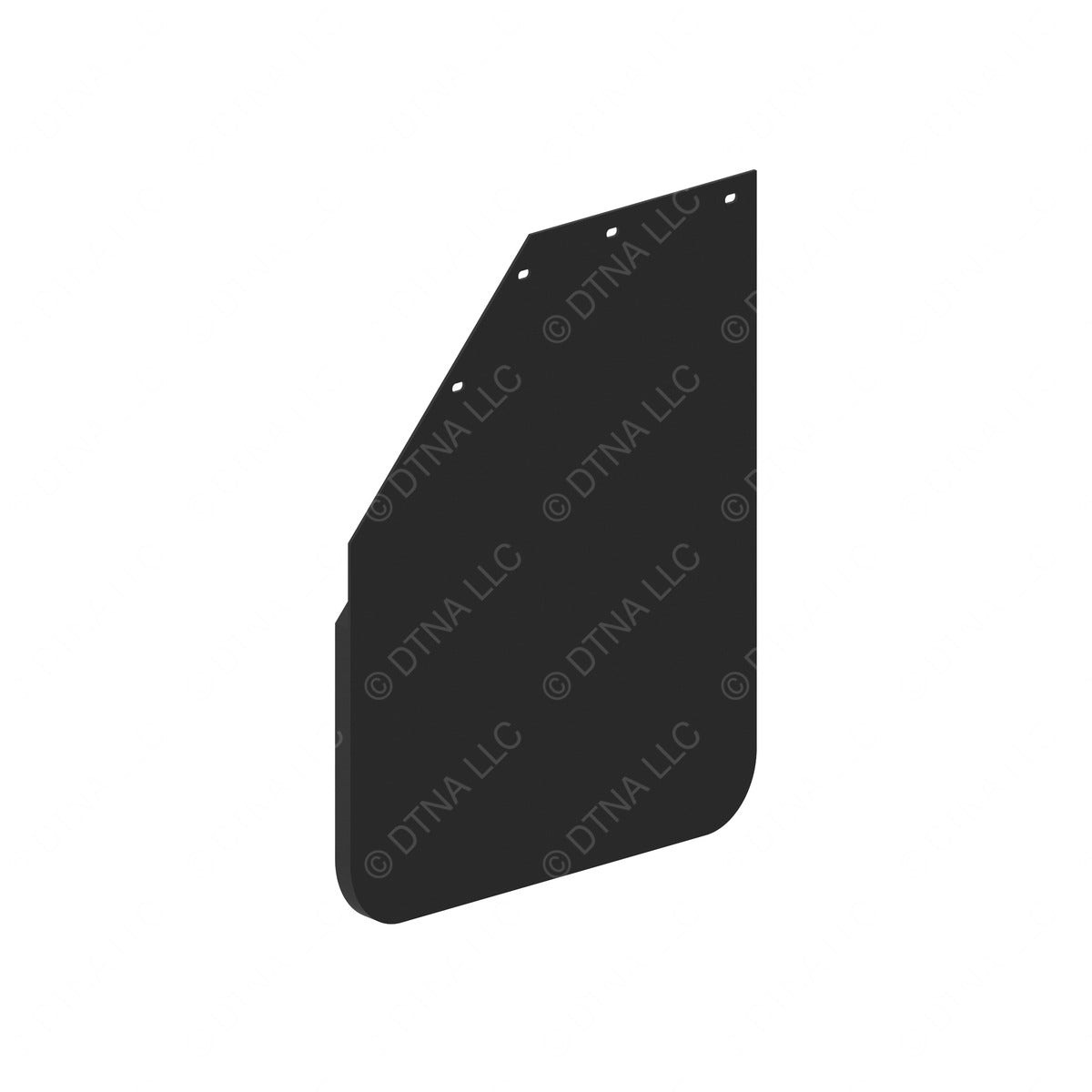 22-61643-031 MUDFLAP-24 INCH,MITERED,LH,BLACK