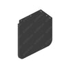 22-61643-461 MUDFLAP-24 IN,MITERED,RH,BLACK KONETA SG