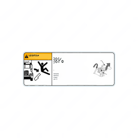 22-64178-000 LABEL WARNING FRG LATCH ENGLSH