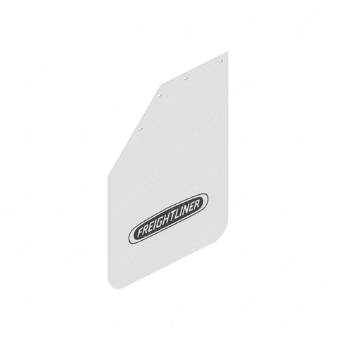 22-69608-332 MUDFLAP,PLASTIC,WHITE,LOGO,30 IN,MTR1,RH