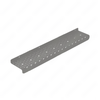 22-74459-004 TREAD-STEEL,RAISED,925MM,SIL