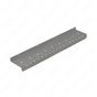 22-74459-004 TREAD-STEEL,RAISED,925MM,SIL