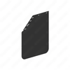 22-79217-001 MUDFLAP,PLASTIC,BLACK,NOLOGO