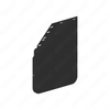 22-79237-001 MUDFLAP 30,MTR,BLK SYM,SG,LH