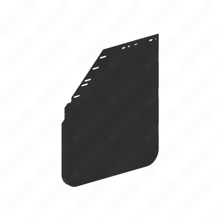 22-79237-002 MUDFLAP 27,MTR BLK SYM,SG,LH
