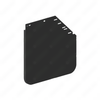 22-79237-011 MUDFLAP 30,MTR,BLK SYM,SG,RH