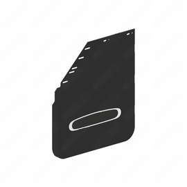 22-79237-202 MUDFLAP 27,MTR,BLK SYM,SG,LH