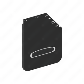 22-79237-212 MUDFLAP 27,MTR,BLK SYM,SG,RH