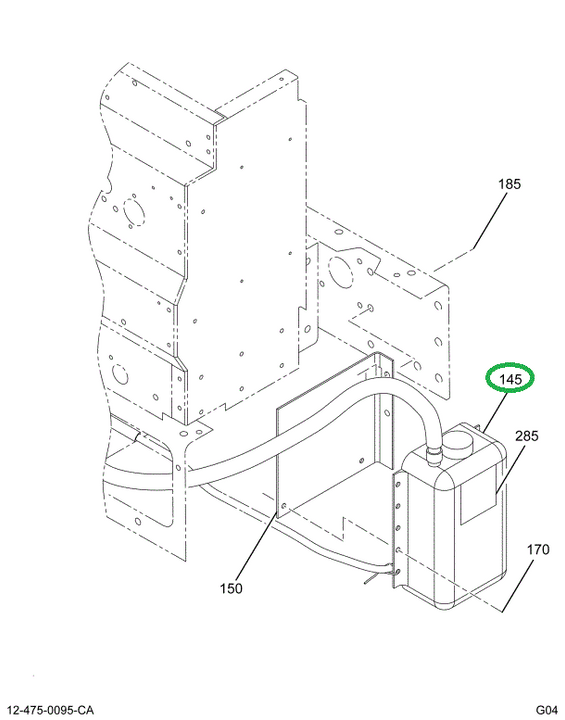 2200097C1 TANK RAD SURGE OR COOLANT