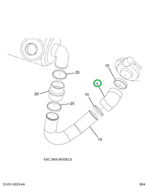2200199C1 HOSE,AIR CLEANER