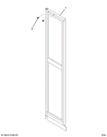 2201048C92 TUBE   ASSY OUTWARD OPN DOOR F