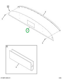 2201557C6 Panel, Bulkhead W/center Mount