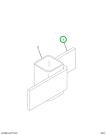 2201630C1 Bracket, Pivot Guide Entrance
