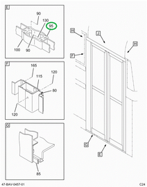2201820C2 SEAL  FWD NOSING OOD ENTR DOOR