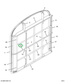 2201958C1 BRACE *WINDOW SILL CE LH