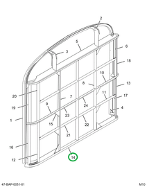 2201961C1 BASE REAR*FRAME CE