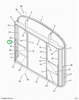 2202150C2 SILL, WINDOW, REAR COLORADO L