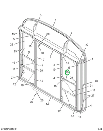 2202151C2 Sill, Window, Rear Colorado R
