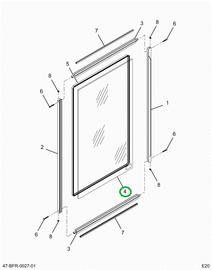 2202197C1 GLASS  DRVR WDO SASH AS-2 CE